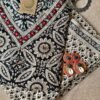 Hand Embroidered Black Ajrakh Afghan Pant Kurta Set with Dupatta – 3 pc
