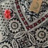 Hand Embroidered Black Ajrakh Afghan Pant Kurta Set with Dupatta – 3 pc
