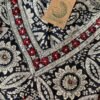 Hand Embroidered Black Ajrakh Afghan Pant Kurta Set with Dupatta – 3 pc