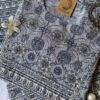 Pastel Grey Cotton Kurta Set – 3 pc