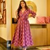 maahi purple cotton suit set