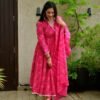 Amara pink pompom suit set