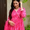 Amara pink pompom suit set