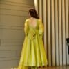 light green chanderi suit set