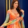 multicolor organza suit set