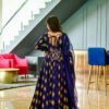 Naaz blue rayon maxi set