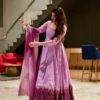 Natasha ombre silk embroidered set