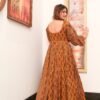 Dalia mustard cotton dress