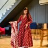 Berry cotton suit set