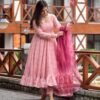 shades of pink suit set