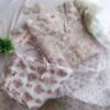 Soothing Floral Premium Cotton Suit Set – Cream Yellow
